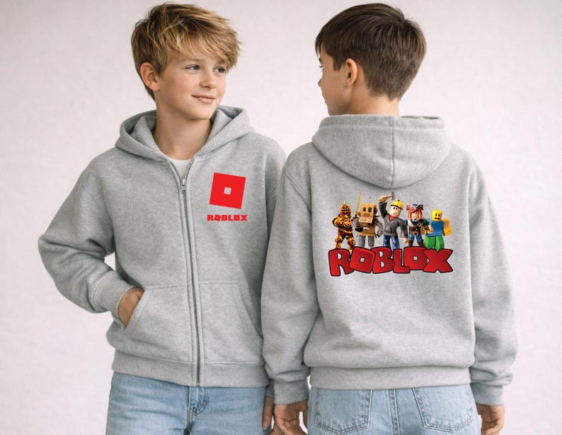 Roblox Youth Full Zip Hoodie image 1