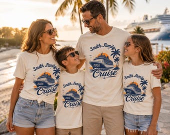 Custom Family Trip Shirt, Matching Vacation Tee, Personalized Family Vacation Shirt, Beach Trip Shirt