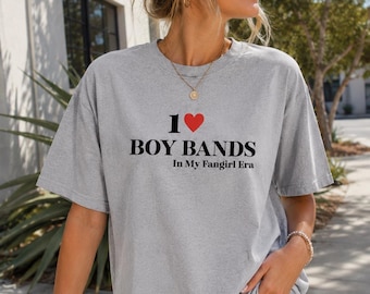 Comfort Colors In My Fangirl Era Shirt, Concert Outfit Tee, Boy Band Fan Shirt, Music Festival Shirt, Fangirl Gift, Trendy Tee