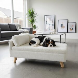 Hunde-Couch-Bett - Plüschbett Für Hunde, 41 X 37 X 5 Cm, Abnehmbarer Bezug