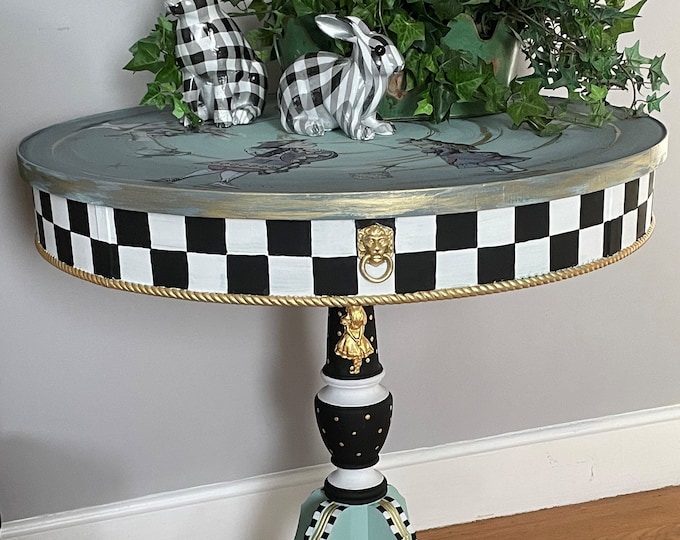 Alice in Wonderland Table, Alice in Wonderland Furniture, Whimsical