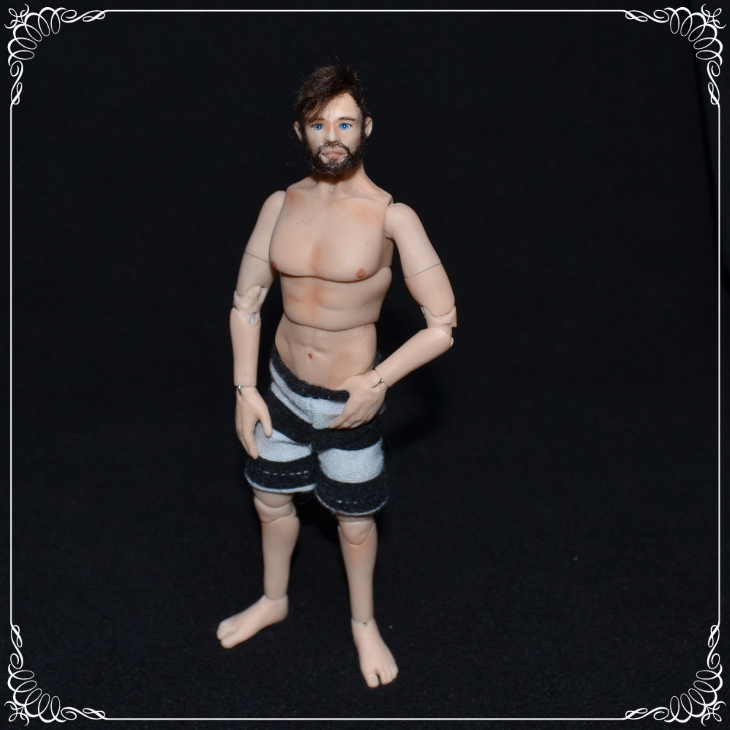 GAY DOLL Tom Muscular Man Pink Underwear Action Figure 12 of Finland Guy  Toy