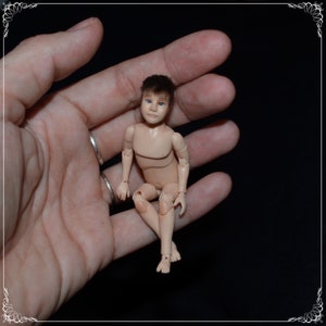 1/12 bjd doll - real BOY proportions - handmade OOAK custom made by Zjakazumi