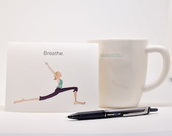 Yoga Man Happy Birthday Greeting Card | Man In Warr Produktbild-Vorschau 13