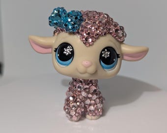 Littlest Pet Shop - Paire D'animaux : Agneau #186 Et Lapin #185 - Occasion