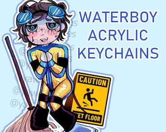 dispatch || otter waterboy acrylic keychains