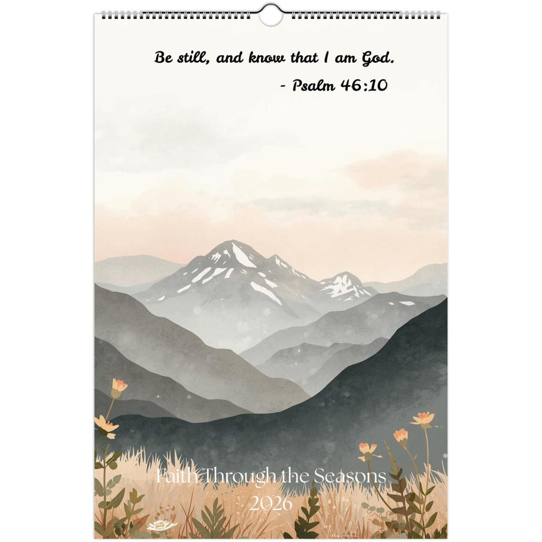 2026 Bible Verse Wall Calendar | Christian Scripture Calendar | Faith ...