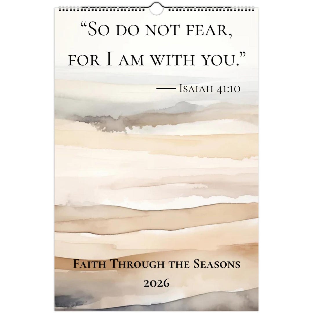 2026 Bible Verse Wall Calendar | Christian Scripture Calendar ...