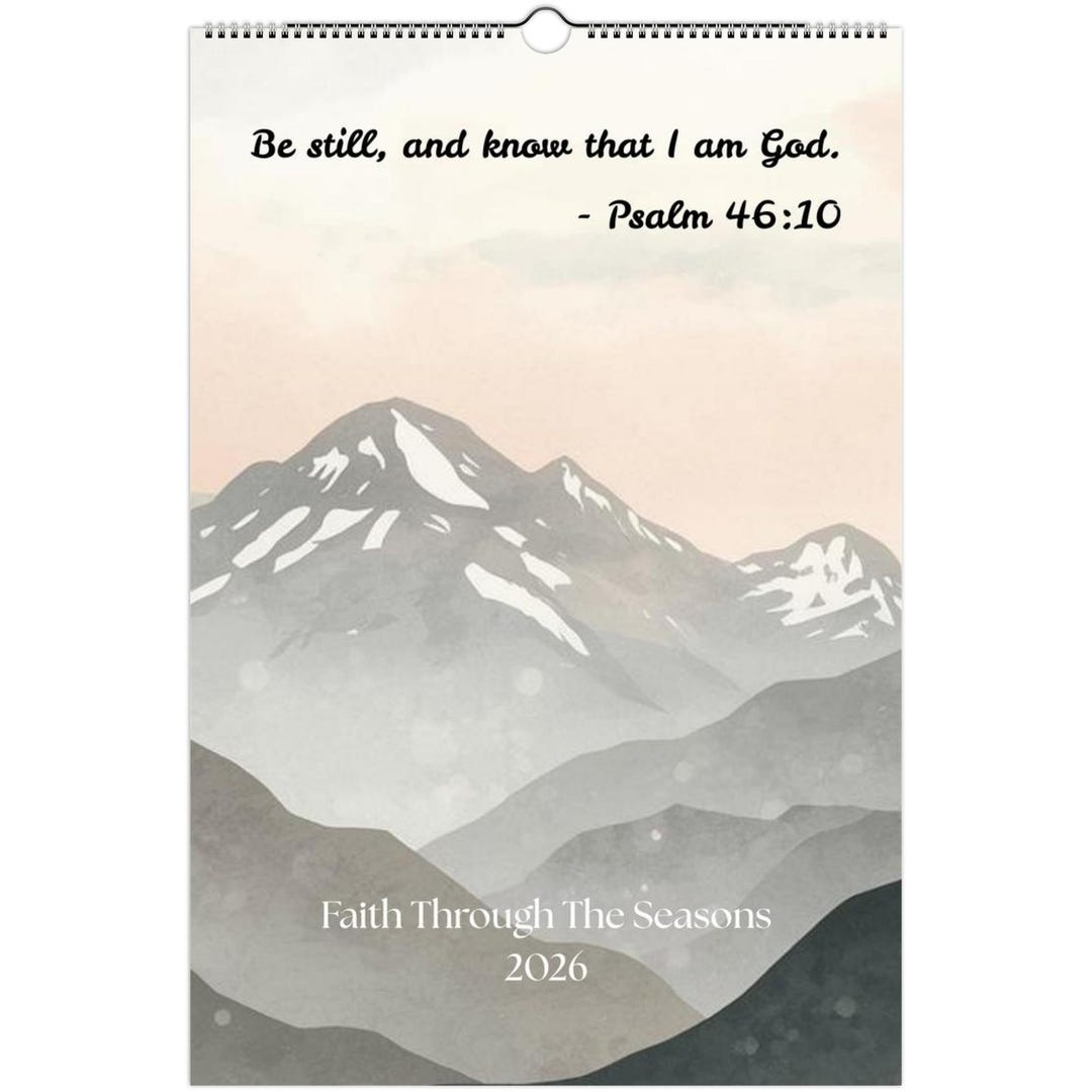2026 Bible Verse Wall Calendar | Christian Scripture Calendar | Faith ...