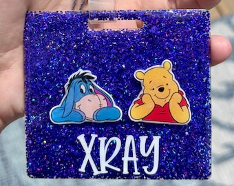 Custom Initial X-ray Donkey and Bear Kids Show Markers