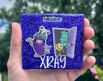 Custom Initial X-ray Monster Movie Boo Markers