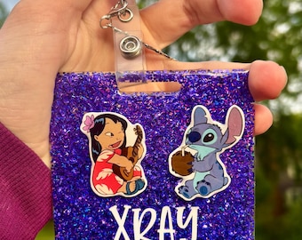 Custom Initial X-ray Blue Dog and Hawaiian Girl Markers