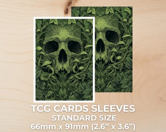 skull card sleeves Yugioh Servant Deck their mind and all the knowledge it contains Kabinka MTG Card Sleeves -