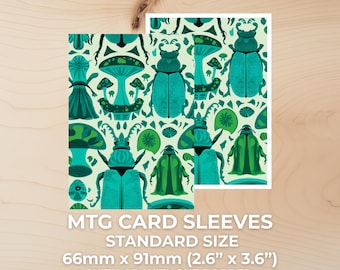 golgari card sleeves Golgari Insects Card Sleeves, Cute Magic the Gathering Sleeves, Green MTG  Commander Sleeves