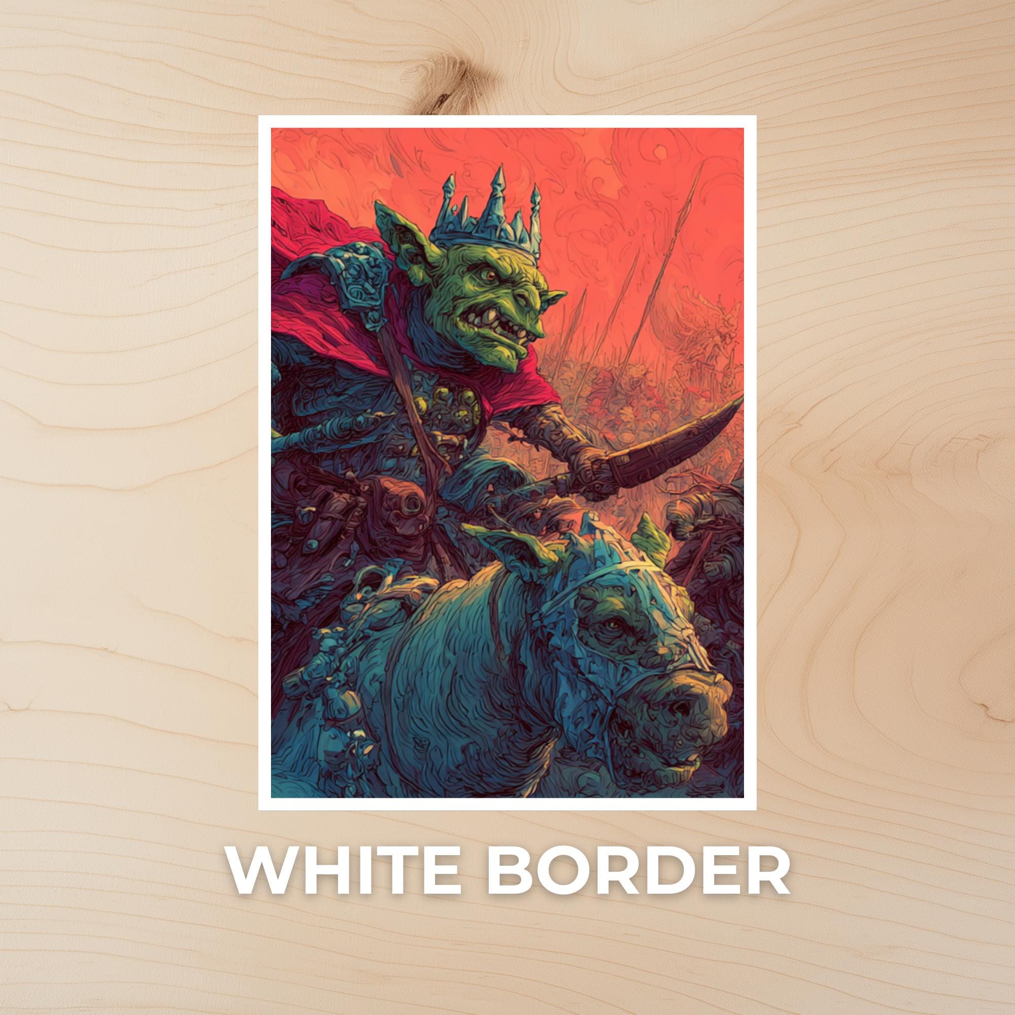 goblin card sleeves MTG Sleeves – Goblin Warlord Fantasy Art | MTG Sleeves for Commander & EDH
