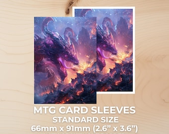 MTG Card Sleeves – Chaos Dragon Fantasy Art | MTG Sleeves for Commander & EDH