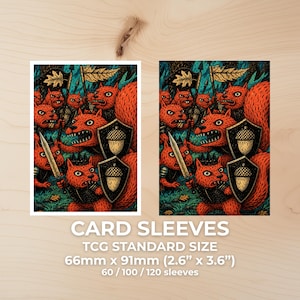 mtg squirrel card sleeves Mtg Squirrel Sleeves