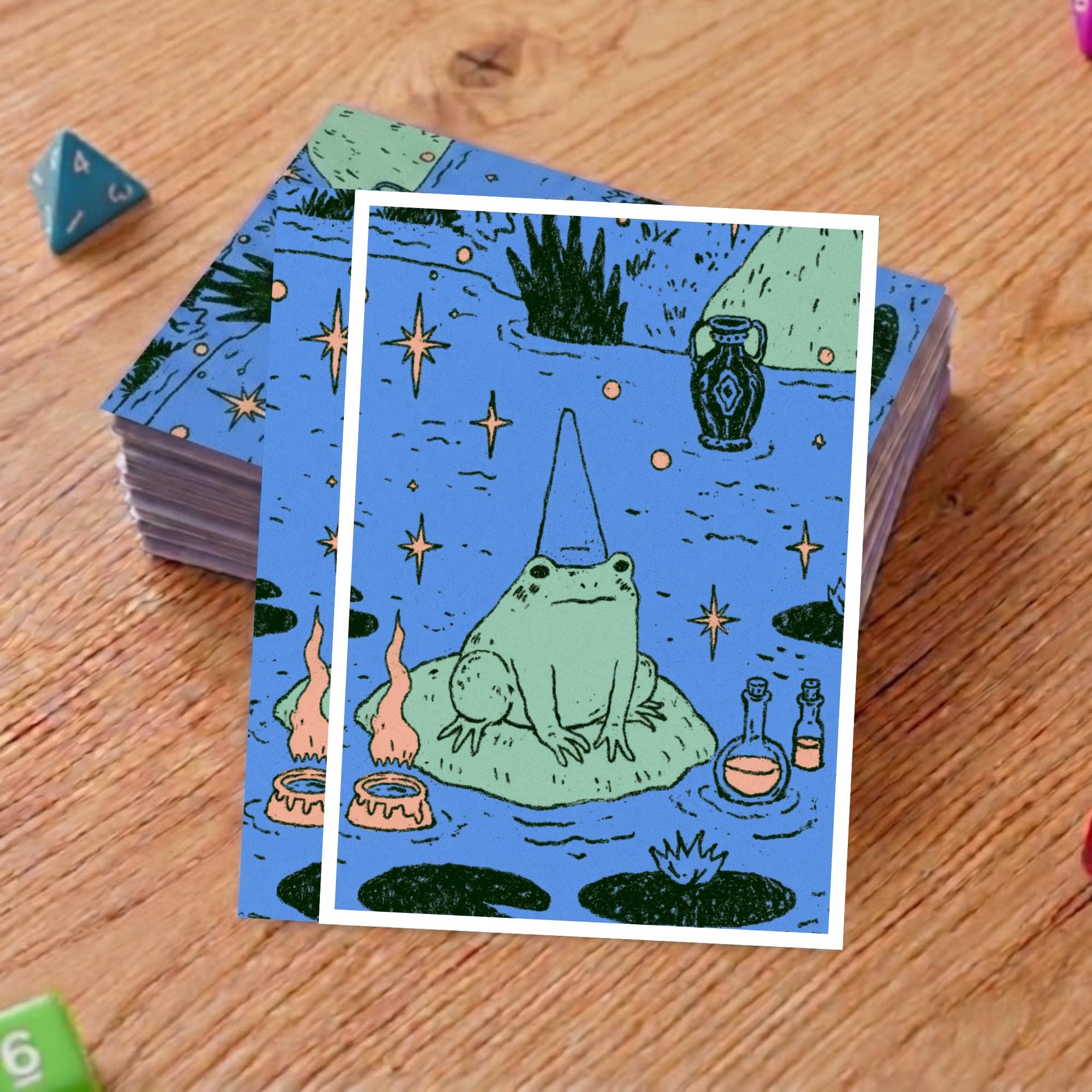 Mtg Frog Card Sleeves - Etsy
