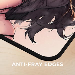 Anime Waifu Desk Mat & Playmat | Twin Waifu Bikini Art | Cute Anime Gaming Mousepad image 3