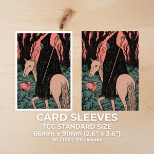 horse card sleeves Horse Mtg Card Sleeves