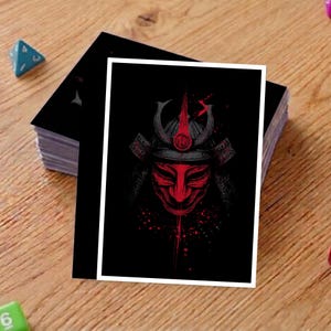 six samurai card sleeves Akiko Samurai's Sword Princess Card Sleeves