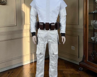 Handgefertigtes Boba Fett Cosplay Kostüm: Mandalorian Flight Suit Set | Kopfgeldjägerin Star Wars Outfit