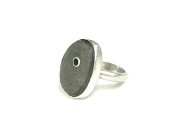 Nantucket Beach Stone Ring