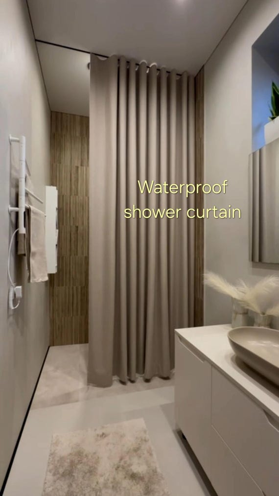 Waterproof Shower curtain, 13 colors, Mold resistant, Teflon blackout, Bathroom &Bathtub, Blackout