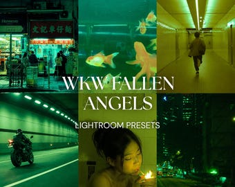 Fallen Angels Lightroom Preset: Cinematic Neon Moody Film Edit (Wong Kar Wai Inspired)