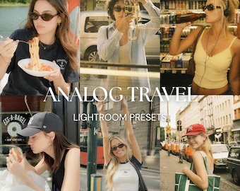Analog Lightroom Presets, Travel Film Presets, 35mm Film Preset, Vintage Presets, Warm Film, Summer, Street & Lifestyle Photography
