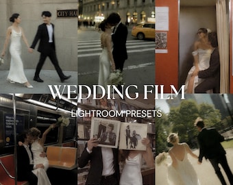 Urban Wedding Lightroom Preset Editorial Film Preset Cinematic Wedding Photography Documentary Wedding Preset NYC Wedding