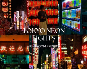 Tokyo Lightroom Presets, Neon Street Photography, Cyberpunk Japan Photo Filter, Night Travel Preset, Moody City Tones, Mobile & Desktop