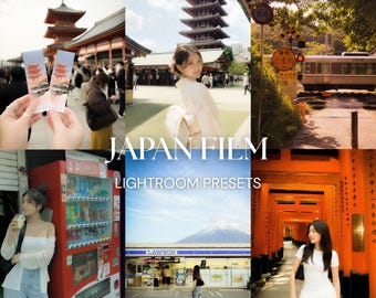 Japan Film Lightroom Presets, Retro Analog Travel Preset, Japan Photography, Vintage Film Tones, Lightroom Mobile & Desktop