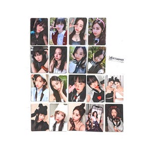Le Sserafim Unforgiven Photocard Official 1st studio Album Yunjin Sakura Kazuha Eunchae Chaewon Pob M2