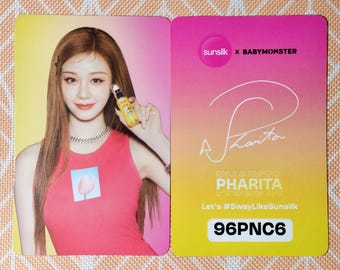 Buy BABYMONSTER X SUNSILK Indonesia Photocard Official Ahyeon Asa