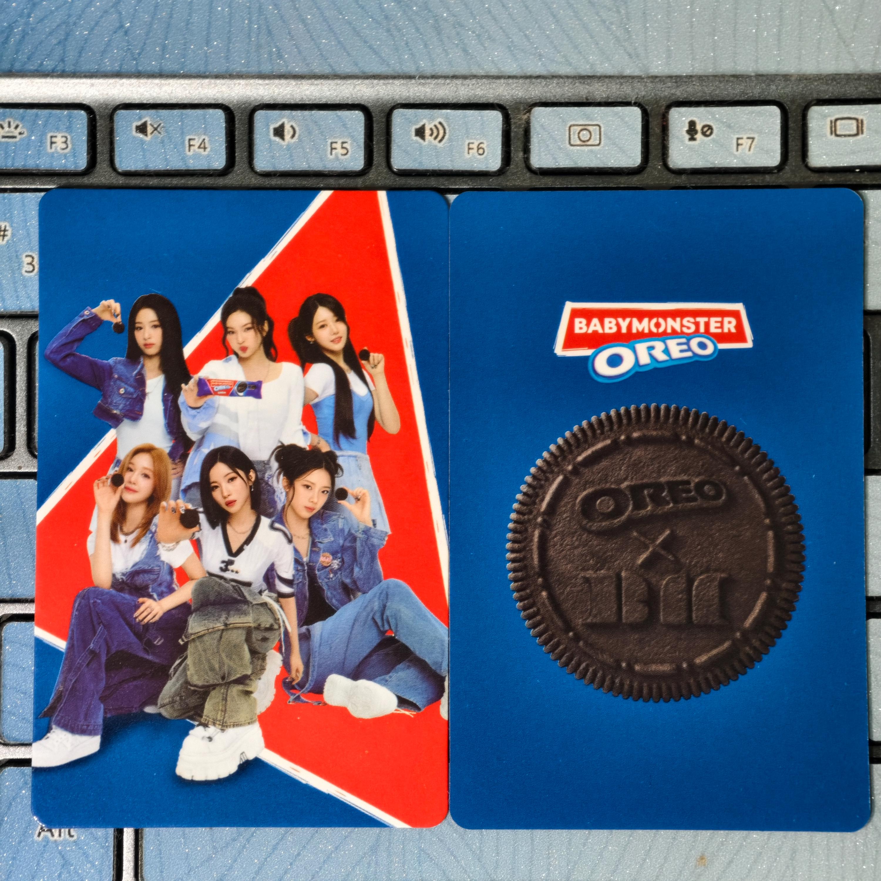 Oreo X Babymonster PHOTOCARD OFFICIAL Ahyeon Ruka Pharita Asa Rora