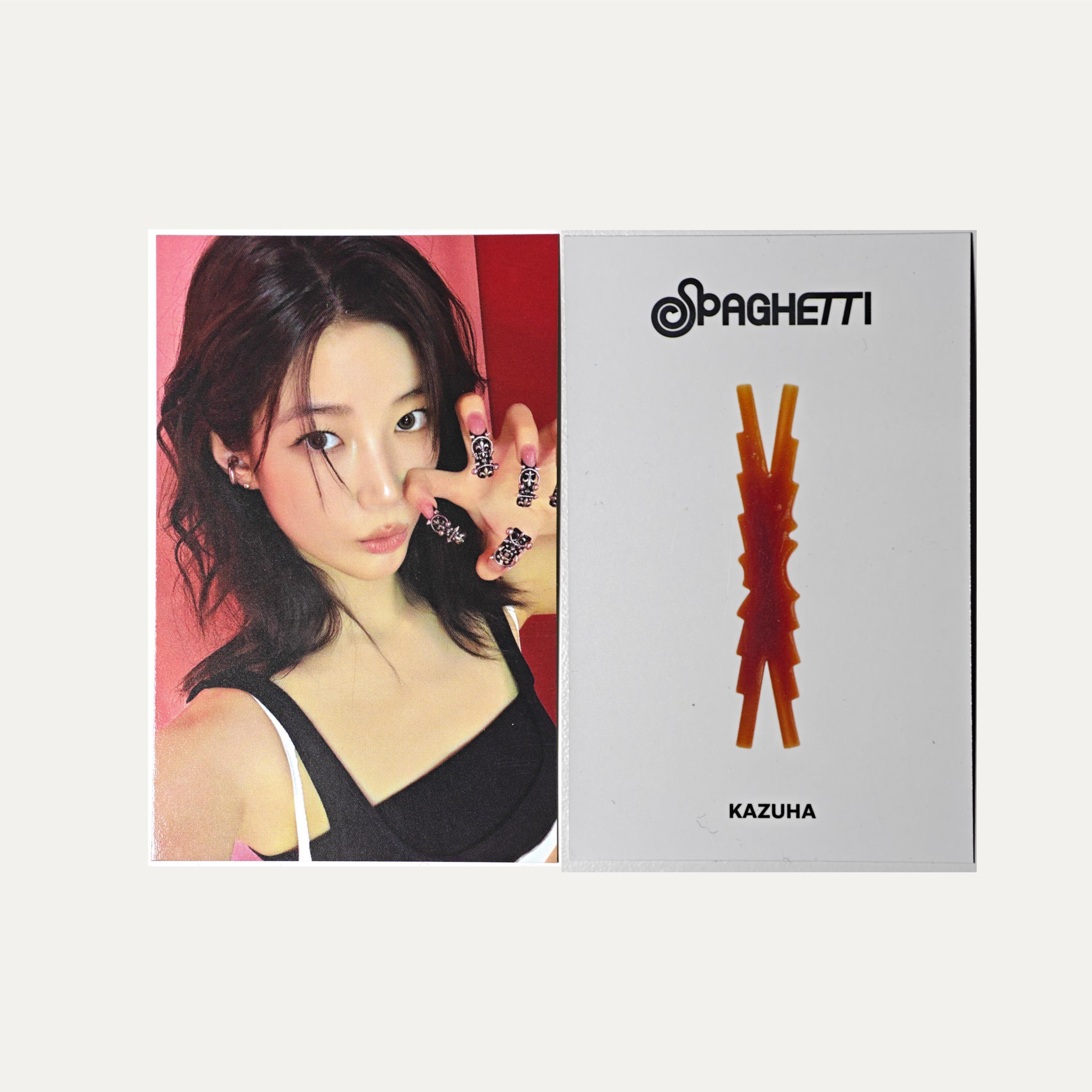 LE SSERAFIM 'SPAGHETTI' Easy Broadcast Photocard - Official Yunjin