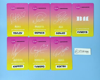 BABYMONSTER X SUNSILK Indonesia Photocard Official Ahyeon Asa Ruka