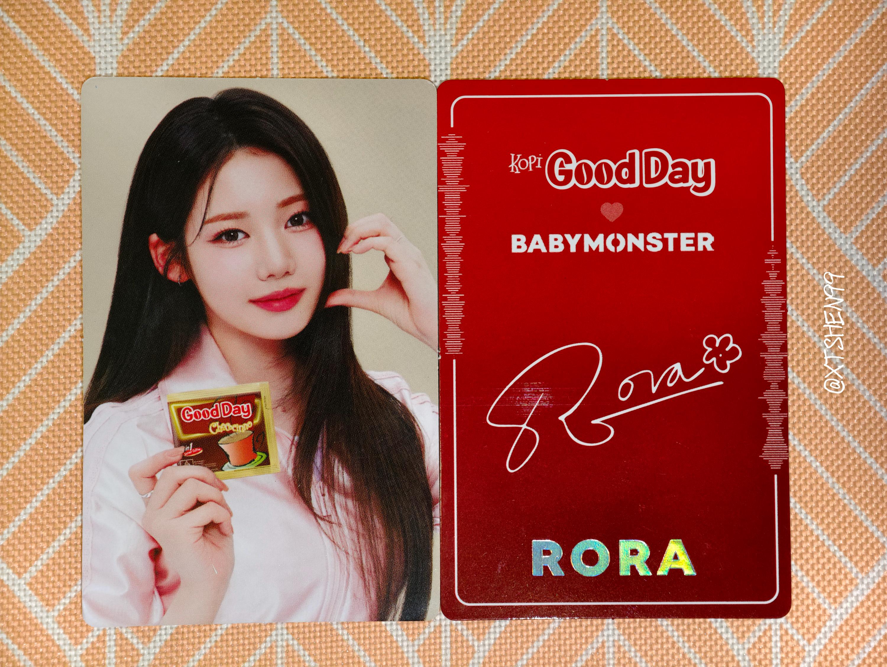 BABYMONSTER X GOOD DAY Coffe Indonesia Photocard Goodday Official