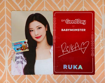 BABYMONSTER X GOOD DAY Coffe Indonesia Photocard Goodday Official