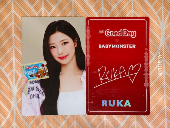 BABYMONSTER X GOOD DAY Coffe Indonesia Photocard Goodday Official