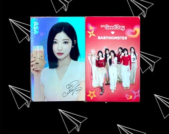 BABYMONSTER X GOOD DAY Photocard Version 2 Hologram Version