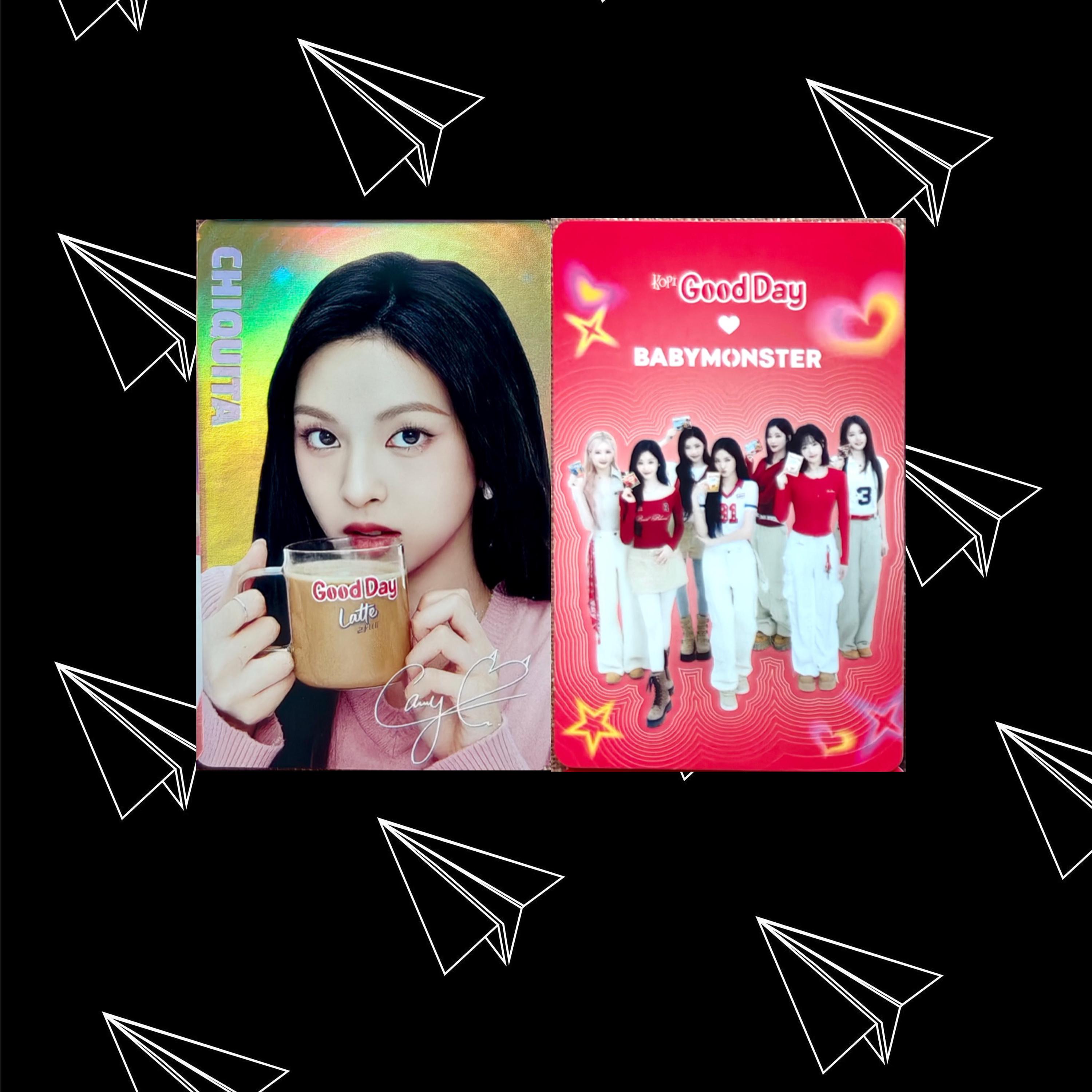 タレントカード BABYMONSTER GOOD DAY VER 2 BABYMONSTER X GOOD DAY Photocard Version 2 Hologram Version