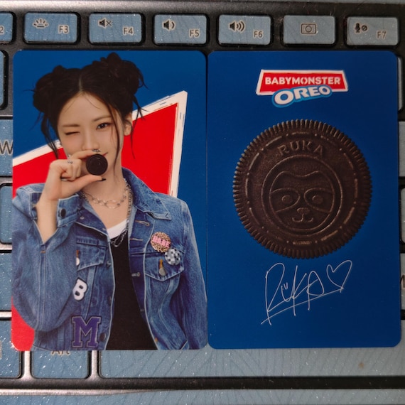 Oreo X Babymonster PHOTOCARD OFFICIAL Ahyeon Ruka Pharita Asa Rora