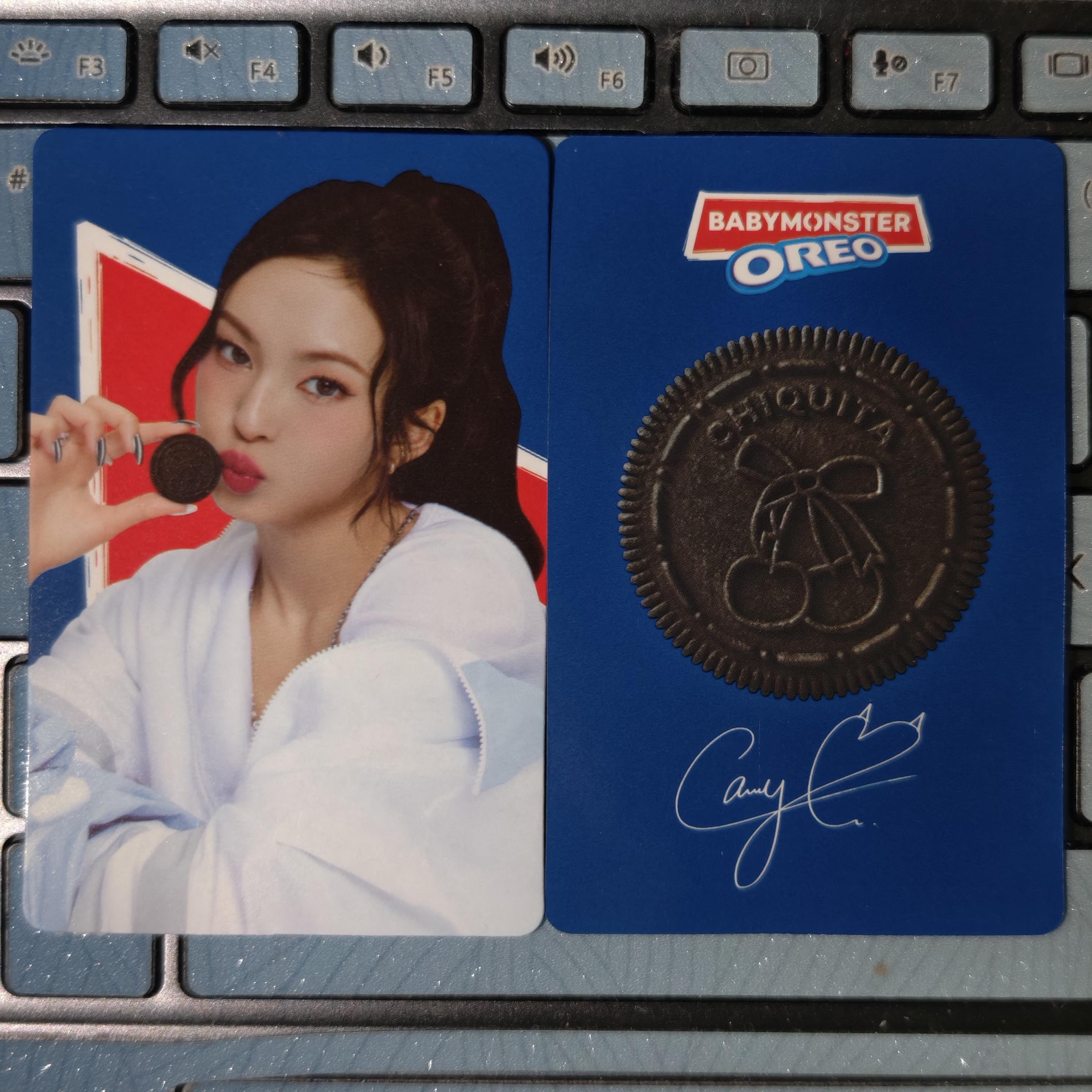 Oreo X Babymonster PHOTOCARD OFFICIAL Ahyeon Ruka Pharita Asa Rora