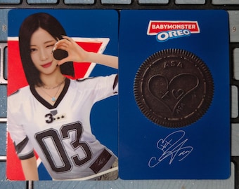 Oreo X Babymonster PHOTOCARD OFFICIAL Ahyeon Ruka Pharita Asa Rora