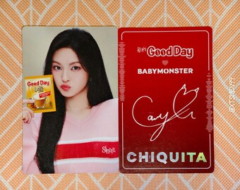 BABYMONSTER X GOOD DAY Coffe Indonesia Photocard Goodday Official