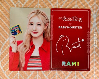 BABYMONSTER X GOOD DAY Coffe Indonesia Photocard Goodday Official