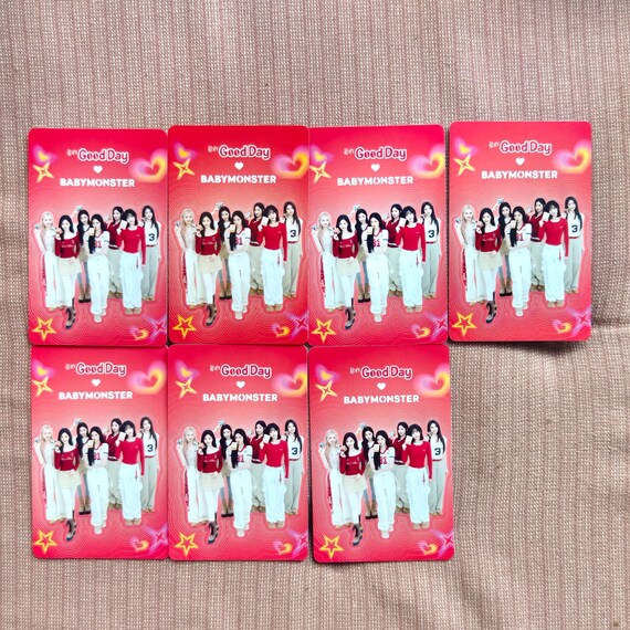 BABYMONSTER X GOOD DAY Photocard Version 2 Hologram Version