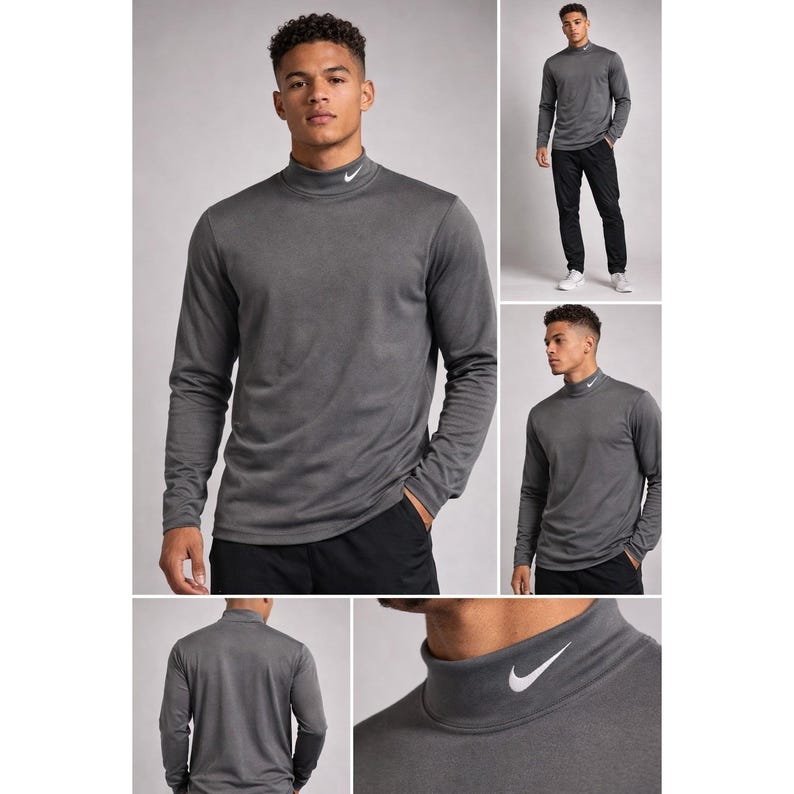 Nike Pro Hyperwarm Long Sleeve Fitted Shirts Mens Size Small Training EUC image 1